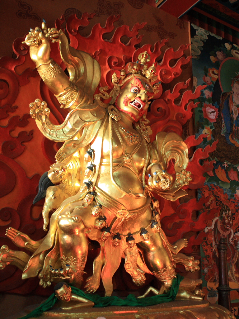 Bhairab in the Boudhanath stupa