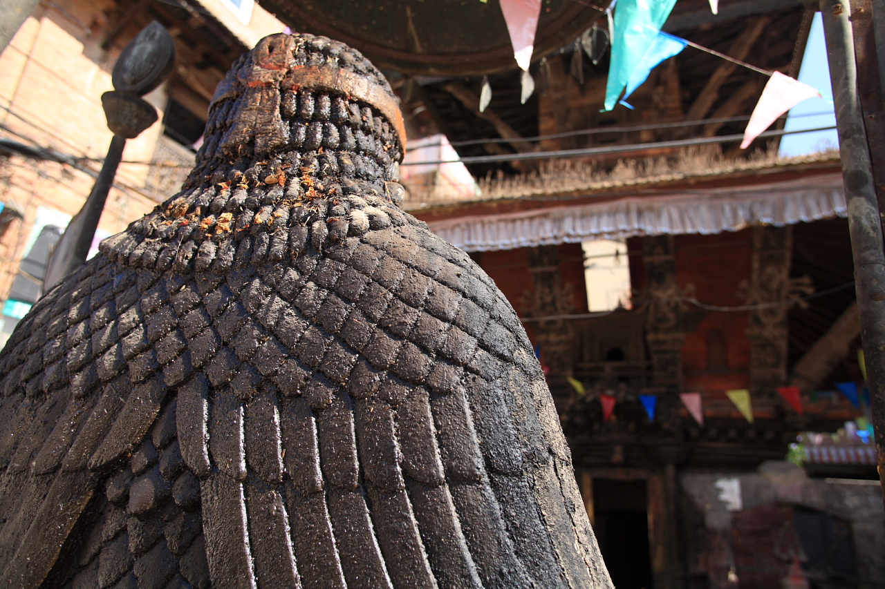 Garuda in Durbar Square in Patan