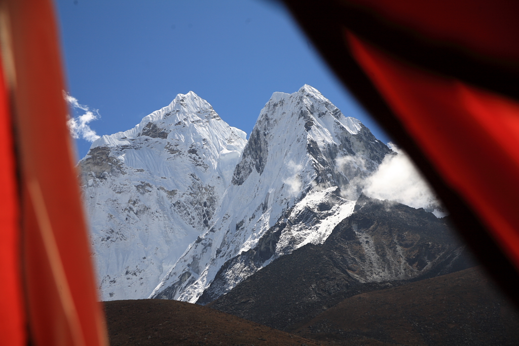 Ama Dablam from tent