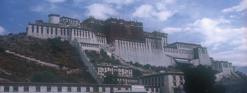 The Potala, in Lhasa, Tibet