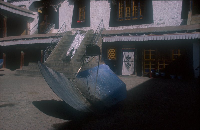 Solar Tea Kettle at Drepung Monastery